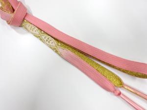 未使用品　正絹　手組帯締め